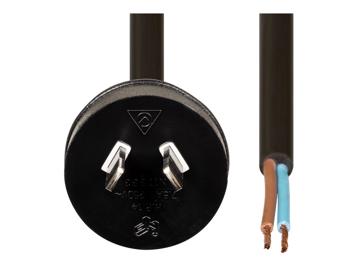 Dynamix C-PB2C75-2 power cable 2 pin to bare wire 2 Product shot Front 79800