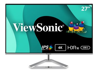 27 4K UHD THIN-BEZEL IPS MNTRW/ USB-C HDMI & DP 3840 X 2160