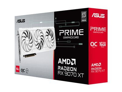 ASUS PRIME-RX9070XT-O16G-WHITE 16GB GDDR6 HDMI DP