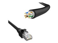 Unitek C1896BK-1M CAT 6 Afskærmet parsnoet (STP) 1m Forlængerkabel til netværk