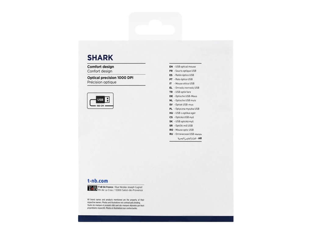 TNB SHARK 1000Dpi Wired Optical Mouse