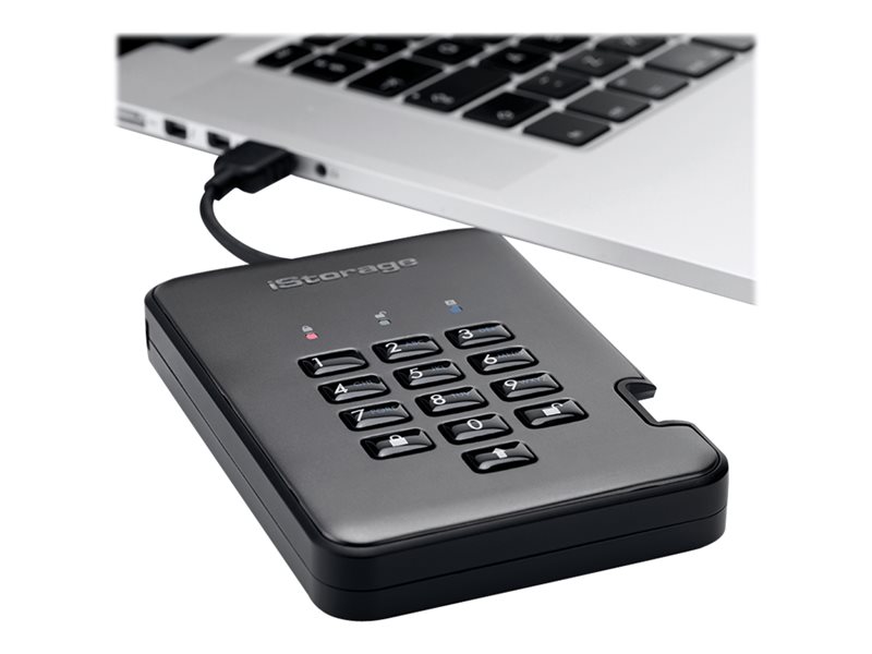 iStorage diskAshur PRO SSD - SSD - 4 To - USB 3.1 - Conformit TAA