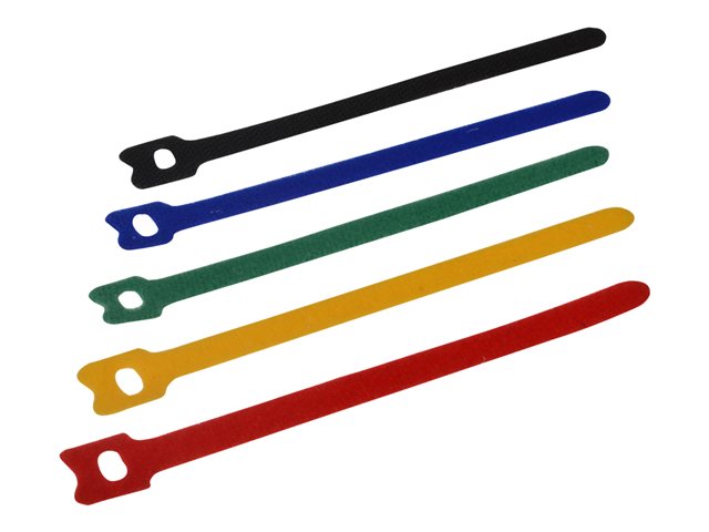 ASSMANN Cable tie assortment hook-and-loop fastener fabric 150mm x 12mm x 2.6mm 50pcs in big bag mix