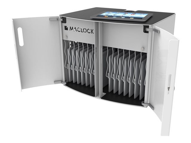Compulocks CartiPad Uno Tablet / Laptop Charging Rolling Cart 16 Devices UK Power Plug vozík - pro 16 tabletů – foto 9