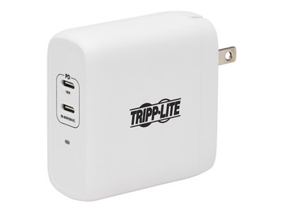 Eaton Tripp Lite Series USB C Wall Charger Dual-Port Compact