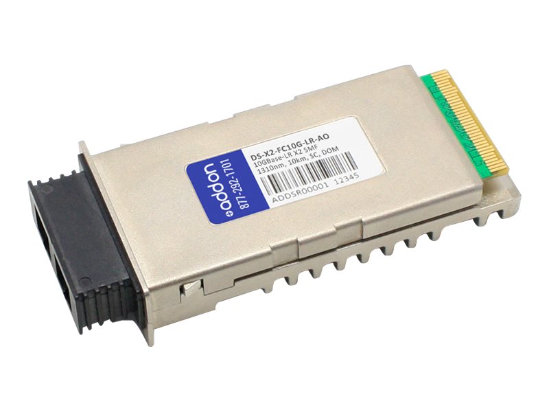AddOn Cisco DS-X2-FC10G-LR Compatible X2 Transceiver