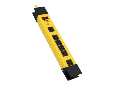 Tripp Lite Safety Surge Protector Strip 120V 6 Outlet 15' Cord OSHA