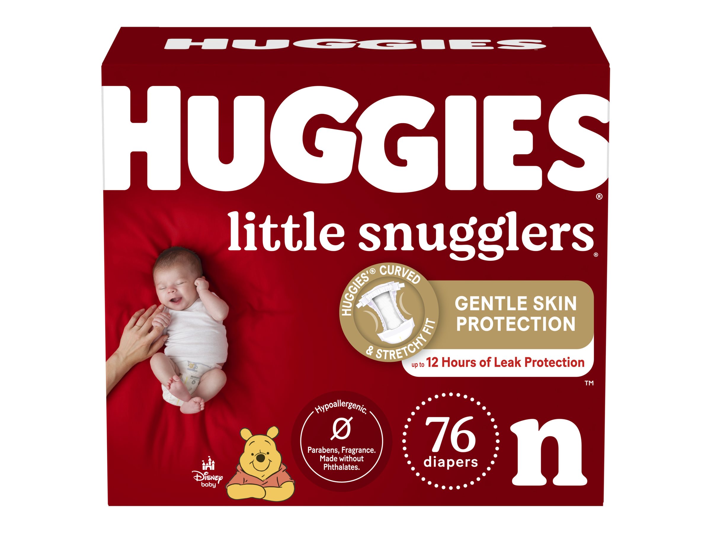 Huggies Little Snugglers Baby Diapers - Newborn - 76 Count