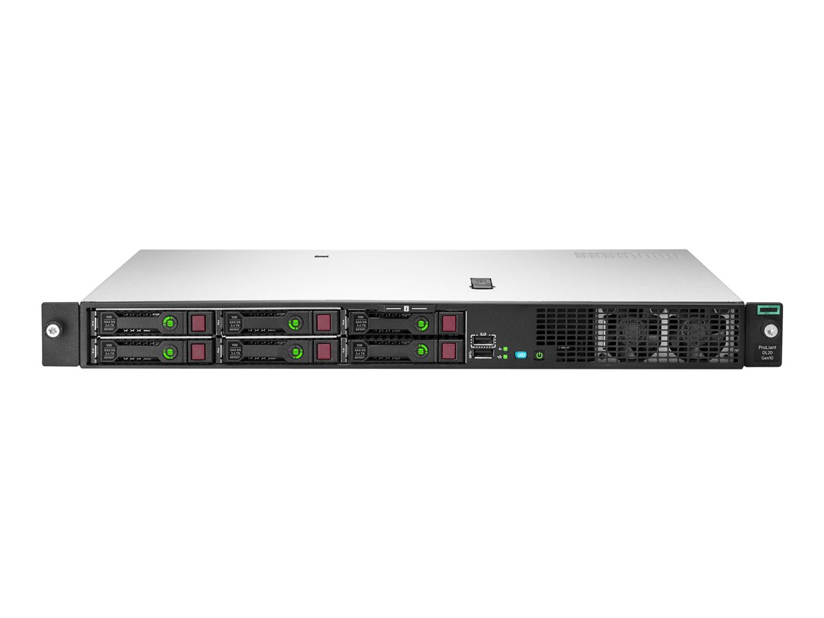 HPE ProLiant DL20 Gen10 Plus Performance - Server - Rack-Montage - 1U - 1-Weg - 1 x Xeon E-2314 / 2.8 GHz