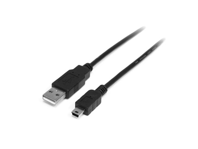 Image of StarTech.com 1m Mini USB 2.0 Cable A to Mini B M/M - USB cable - USB to mini-USB Type B - 1 m