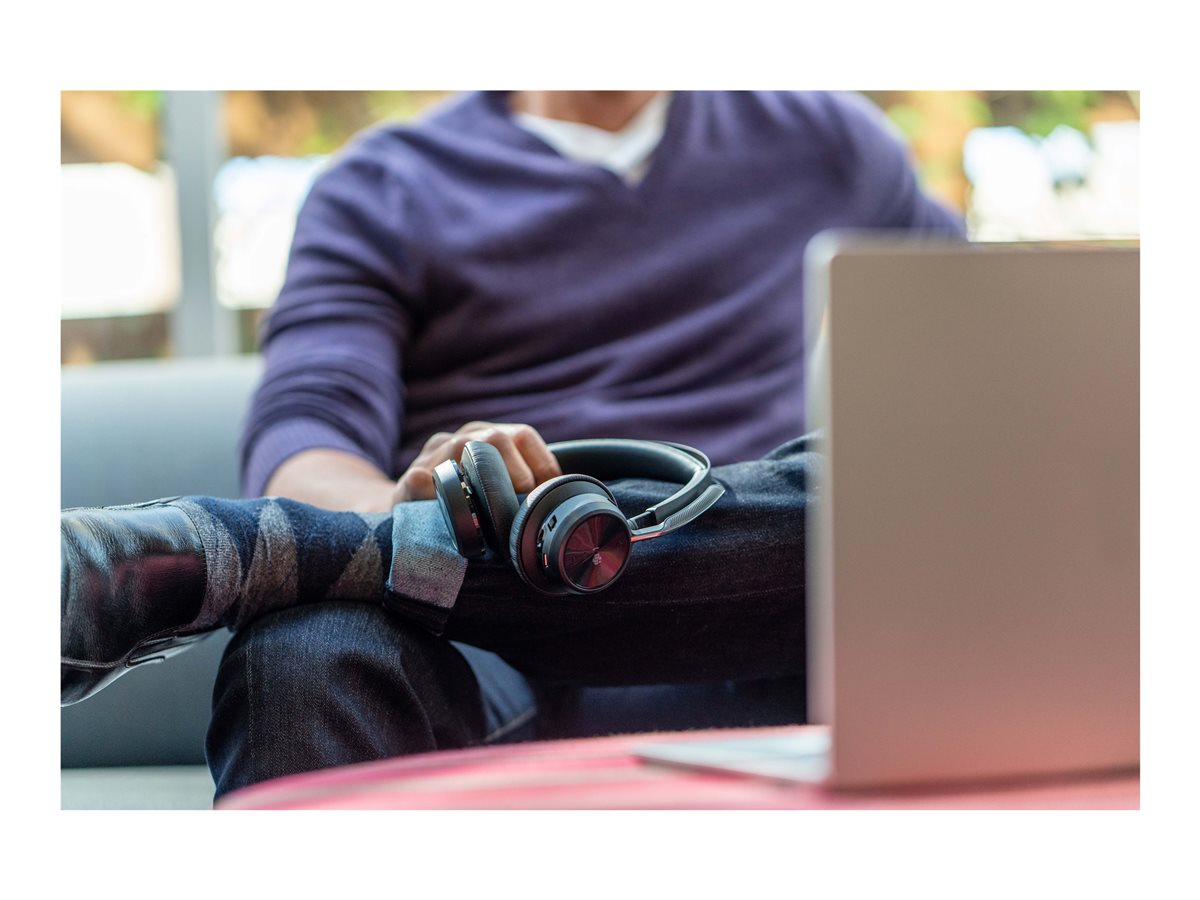 Poly Voyager Focus 2 Microsoft Teams Certified with charge stand Headset – foto 6