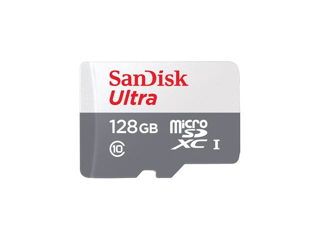 SANDISK Ultra 128GB microSDXC 100MB/s SDSQUNR-128G-GN6MN
