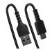 StarTech.com 3ft (1m) USB C Charging Cable, Coiled Heavy Duty Fast Charge & Sync USB-C Cable, High Quality USB 2.0 Type-C Cable, Rugged Aramid Fiber, TPE, 3A, S20, iPad, Pixel