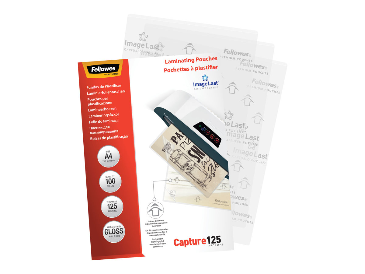 FELLOWES IL POCHETTES A4 125 MICRONS X