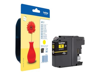 BROTHER LC121Y Tinte yellow 300Seiten