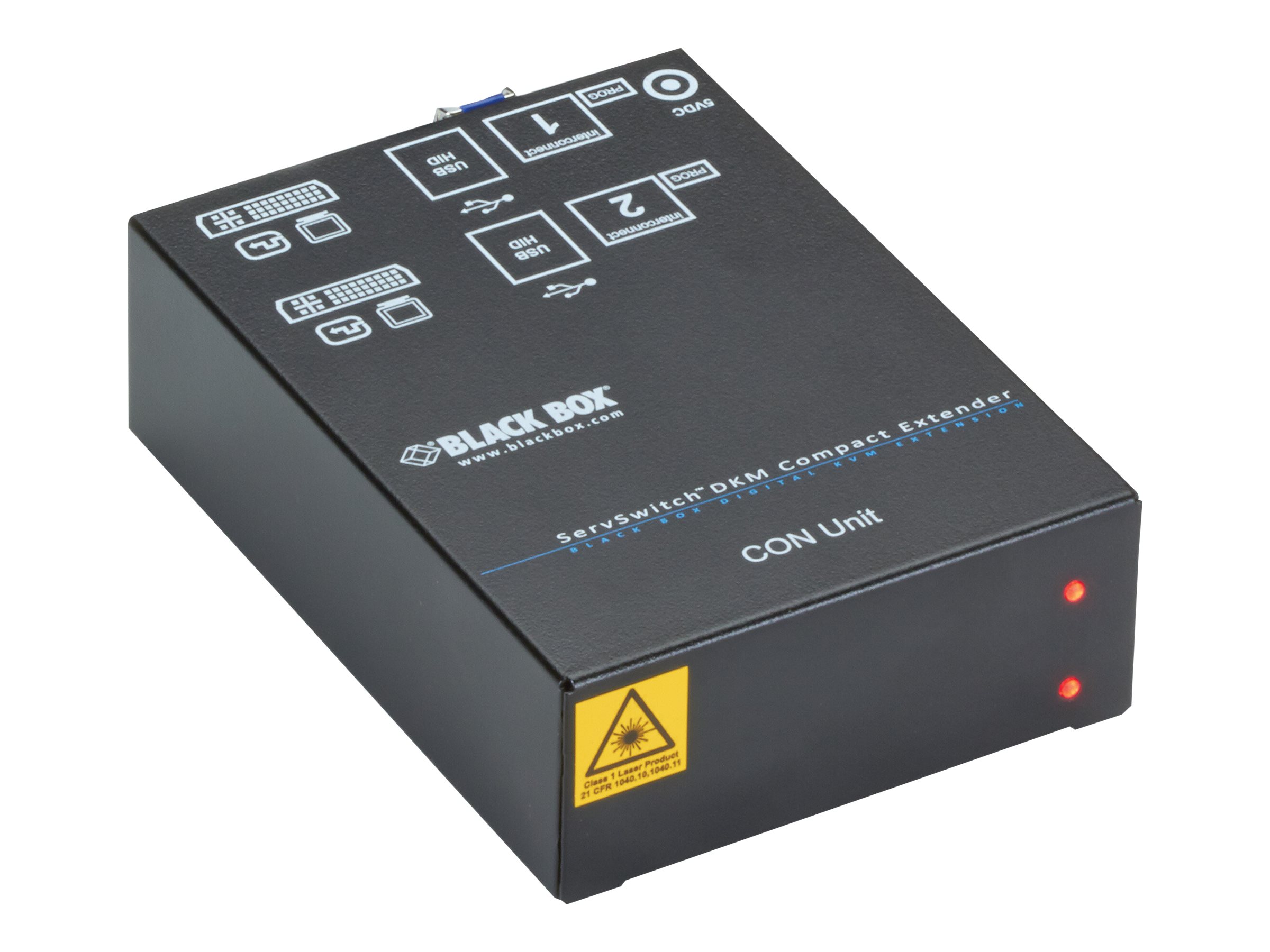 Black Box ServSwitch DKM Receiver, Fibre Single-Link DVI