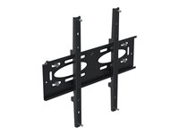 SpacePole Digital Signage mounting kit - fixed - for flat panel - black