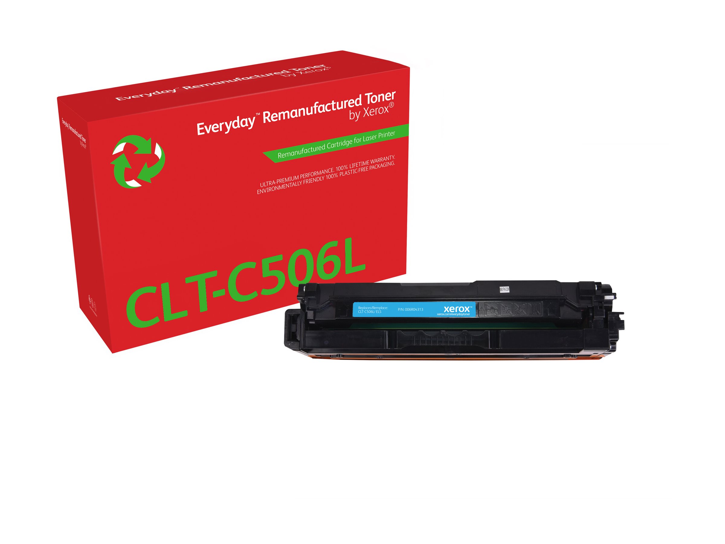 An image of Everyday - High Yield - cyan - compatible - toner cartridge (alternative for: Samsung CLT-C506L)