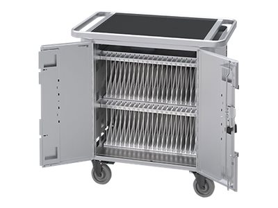Bretford PureCharge Cart 40 HGFM2 Cart (charge only) for 40 tablets steel platinum powder 
