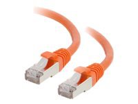 C2G 20ft Cat6 Ethernet Cable - Snagless Shielded (STP) - Orange