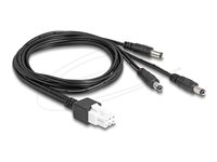 Delock Strømkabel 1m Sort