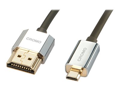 LINDY HDMI High Speed Kabel an Micro HDMI CROMO Slim 2m - 41682