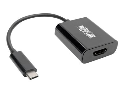 Tripp Lite USB C to HDMI Adapter Converter M/F 4K USB Type C to HDMI Black USB Type C, Thunderbolt 3 Compatible