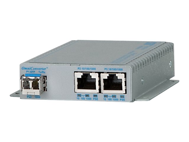 Omnitron OmniConverter GPoE/SE and GPoE+/SE