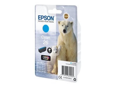 EPSON 1LB 26 cyan ink claria prem w/s