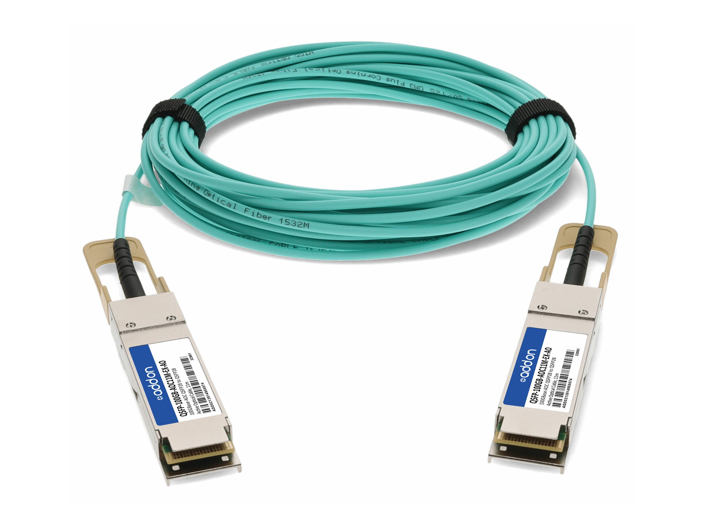 EXTREME COMP AOCTAA 100G QSFP28 ACTIVE FIBER 11M