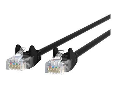 Belkin 25ft CAT5e Ethernet Patch Cable Snagless, RJ45, M/M, Black