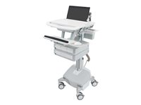 Ergotron StyleView Laptop Cart, LiFe Powered, 4 Drawers Cart for notebook / PC equipment 