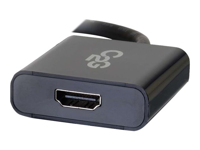 C2G Displayport to HDMI Active Adapter - DP to HDMI Adapter - 4K 30Hz - Black - M/F - nástroj pro převod videa - černá – foto 3