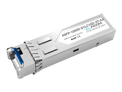 Axiom - SFP (mini-GBIC) transceiver module (equivalent to: Perle PSFP-1000D-S1LC10D-XT)