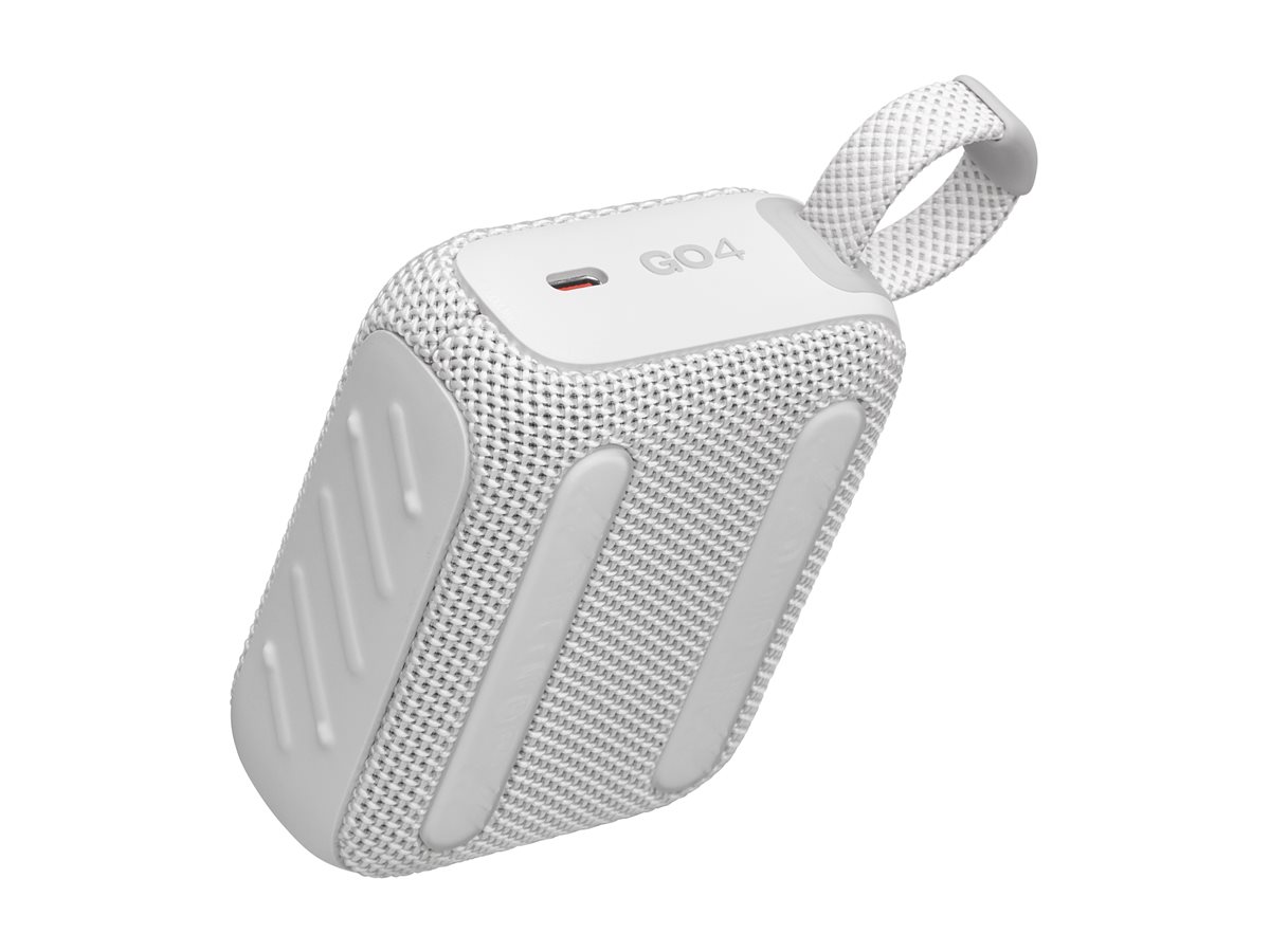 JBL Go 4 Portable Bluetooth Speaker - White - JBLGO4WHTAM