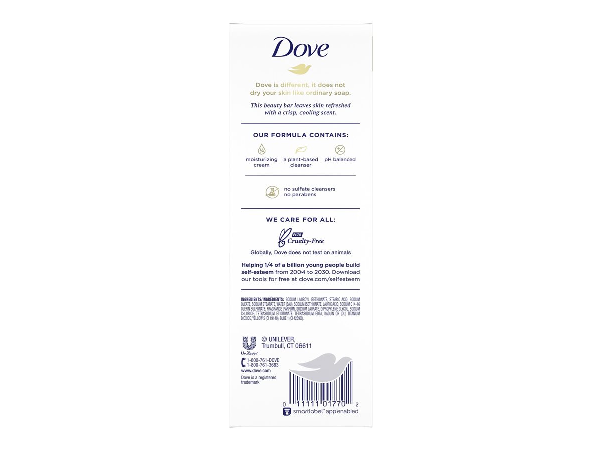 Dove Go Fresh Beauty Bars - Cucumber and Green Tea - 6 x 106g