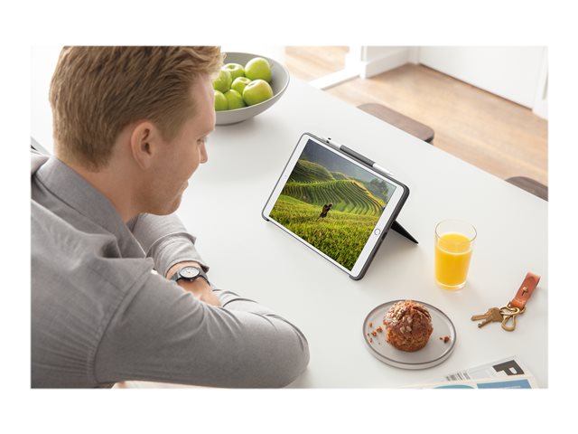 Logitech Combo Touch - clavier et tui - avec trackpad - AZERTY - Franais - graphite Priphrique d\'entre