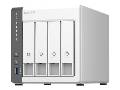 QNAP TS-433 NAS server 4 bays SATA 6Gb/s RAID 0, 1, 5, 6, 10, 50, JBOD, 60 RAM 4 GB 