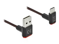 DeLOCK Easy USB Type-C kabel 1m Sort Rød