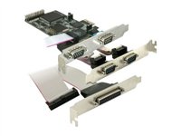 DeLock PCI Express card 4 x serial, 1x parallel Parallel/seriel adapter PCI Express x1