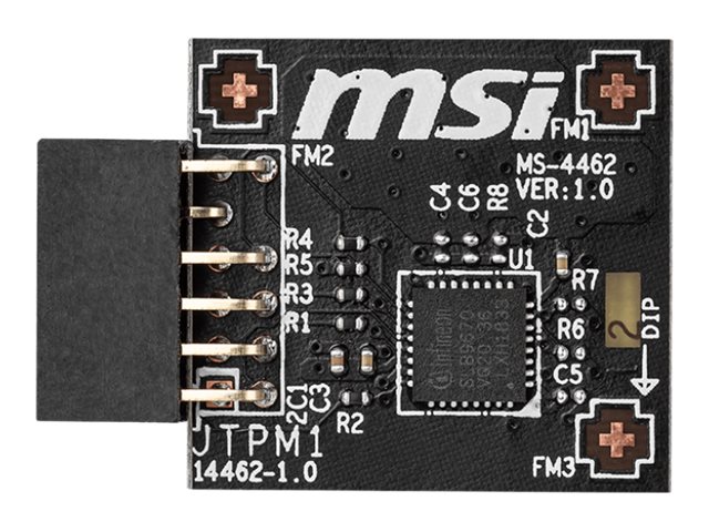 MSI TPM 2.0 - Trusted Platform Module(TPM) 2.0 - Paradigm PCs