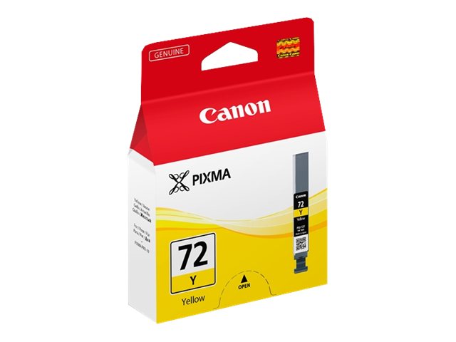 Canon PGI-72Y yellow original ink Product shot Left-angle 79300