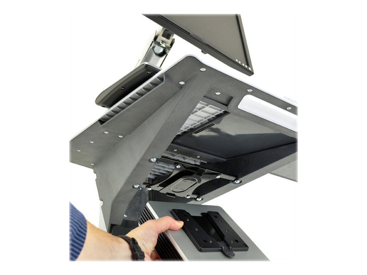 Ergotron Neo-Flex vozík - píst Constant Force - pro LCD displej / klávesnice / myš / skener čárových kódů / CPU - dva odstíny šedi – foto 7
