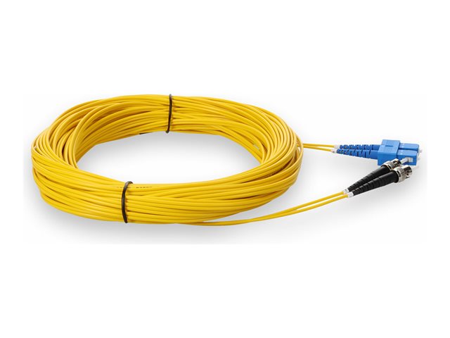 AddOn 30m SC to ST OS1 Yellow Patch Cable