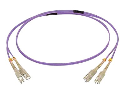 C2G 10m SC/SC OM4 LSZH Fibre Patch - Purple - patch kabel - 10 m - 10 m - purpurová