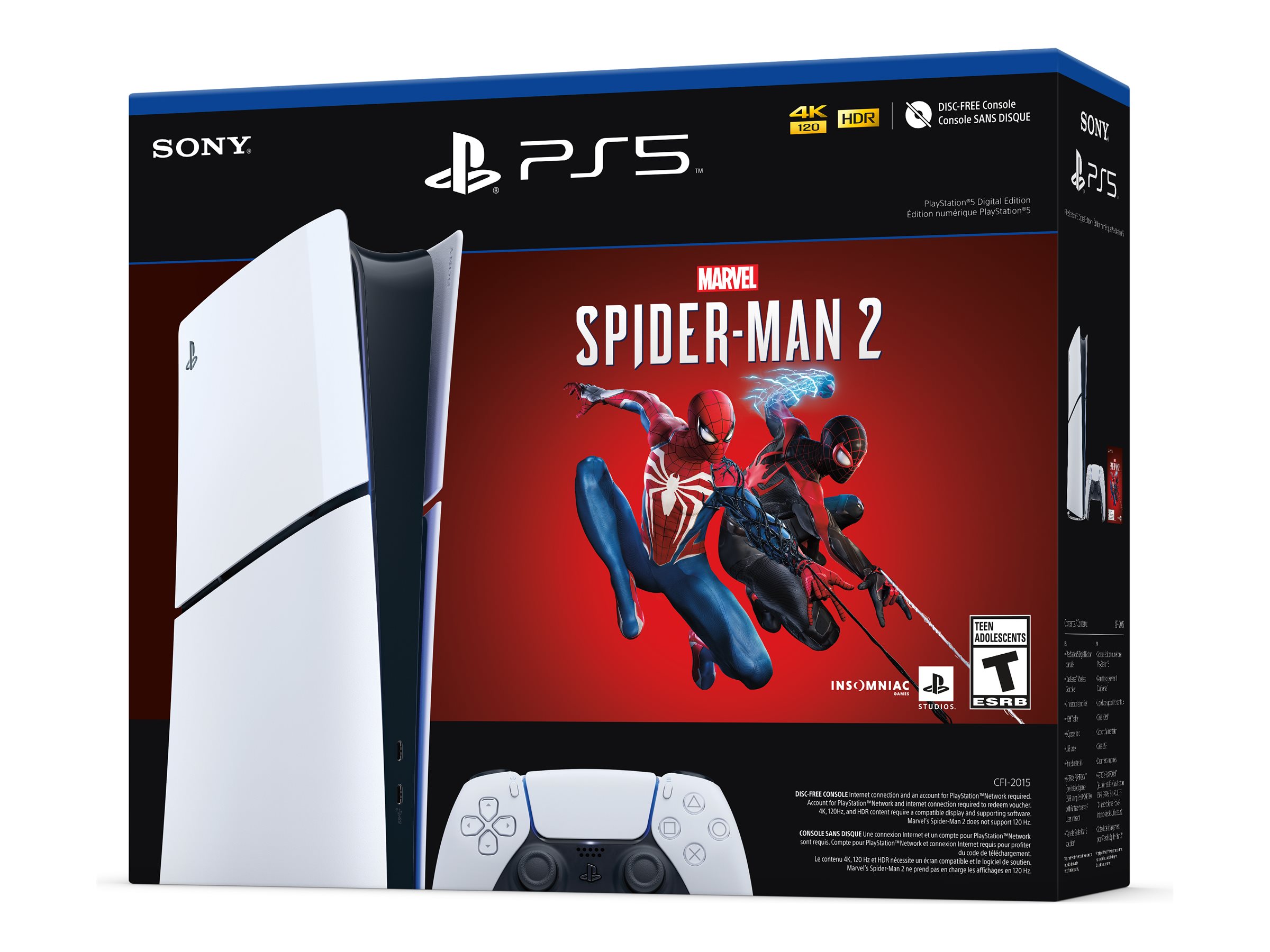 Sony PlayStation 5 Slim Digital Edition Marvel's Spider-Man 2 - 1000039789