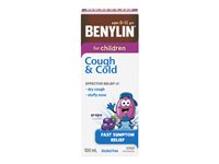 Benylin for Children Cough & Cold Syrup - Grape - 100ml