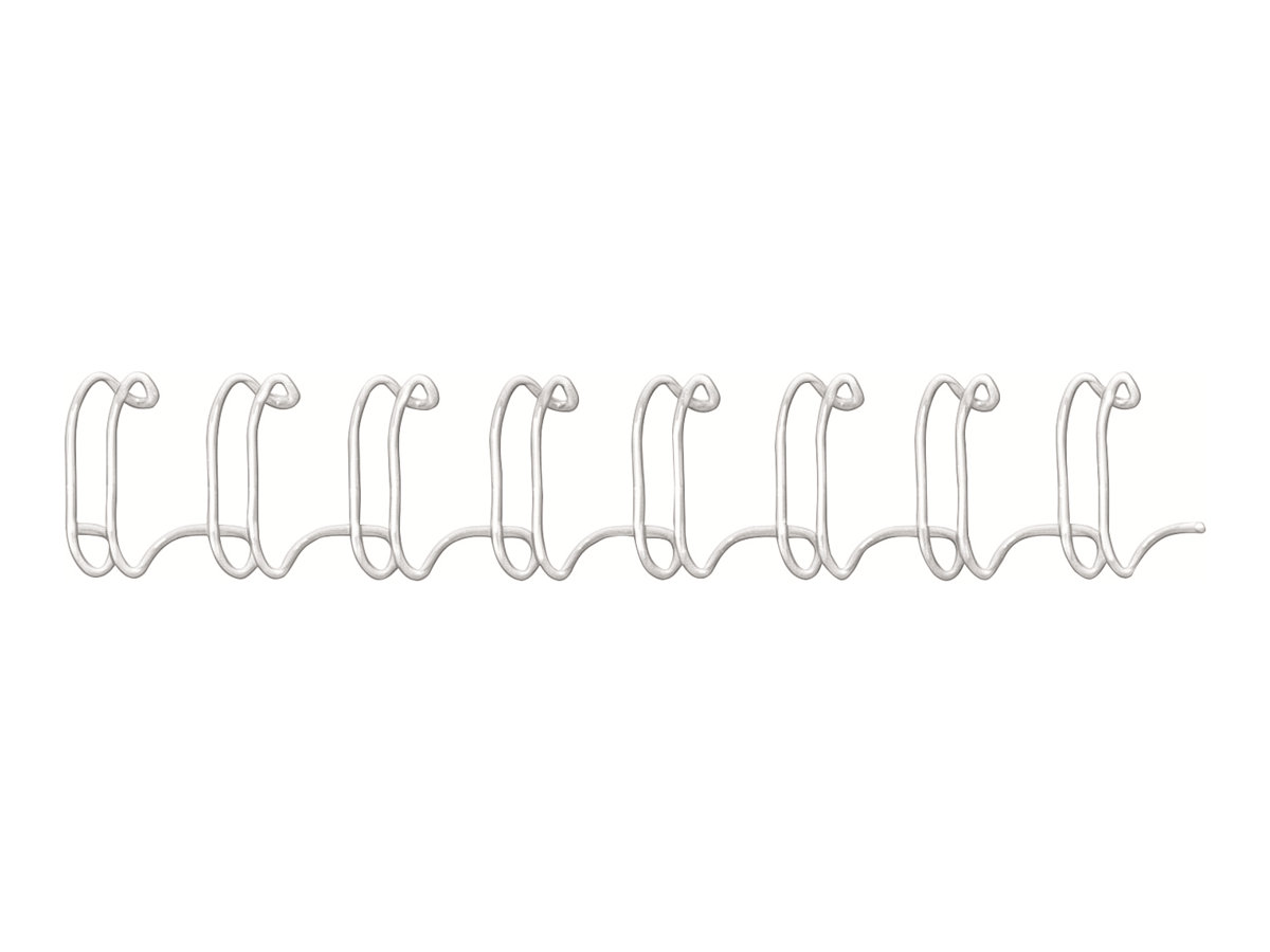 FELLOWES rel metall 34 boucles 8mm blanc