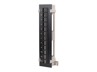 Dynamix Mini patch panel 1U Product shot Right-angle 79250