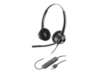 Poly EncorePro 310 - EncorePro 300 series - headset - on-ear - wired - USB-A - black